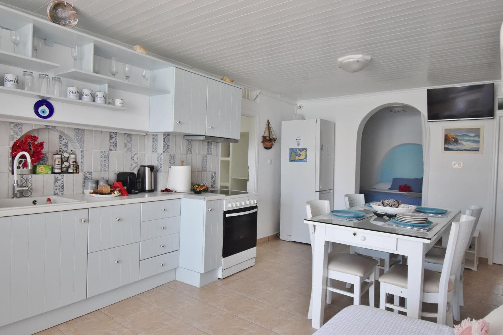 Blue Mare Apartments On The Beach Φυροπόταμος Δωμάτιο φωτογραφία