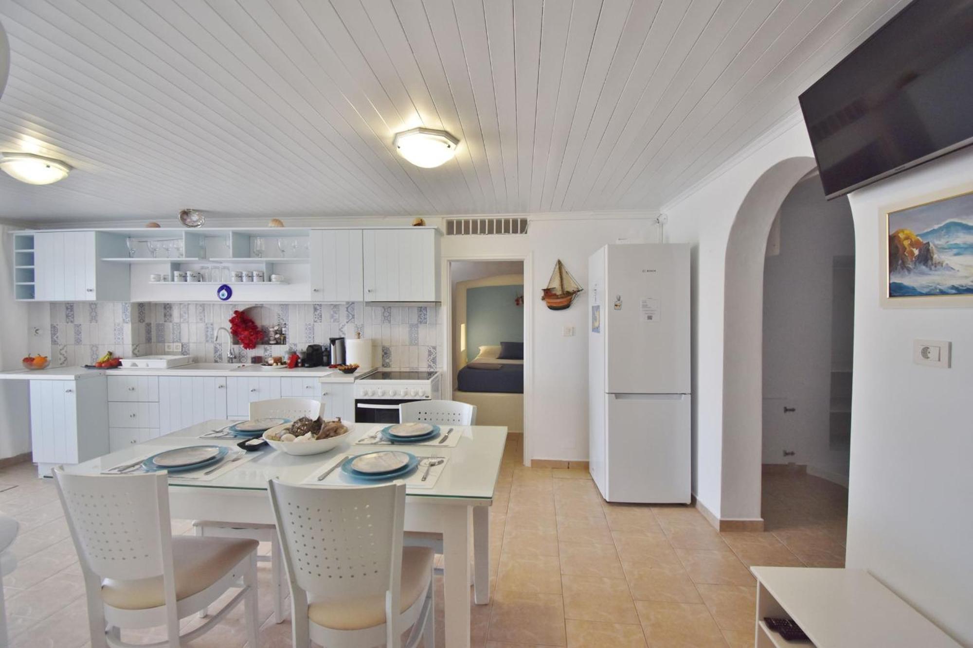 Blue Mare Apartments On The Beach Φυροπόταμος Δωμάτιο φωτογραφία