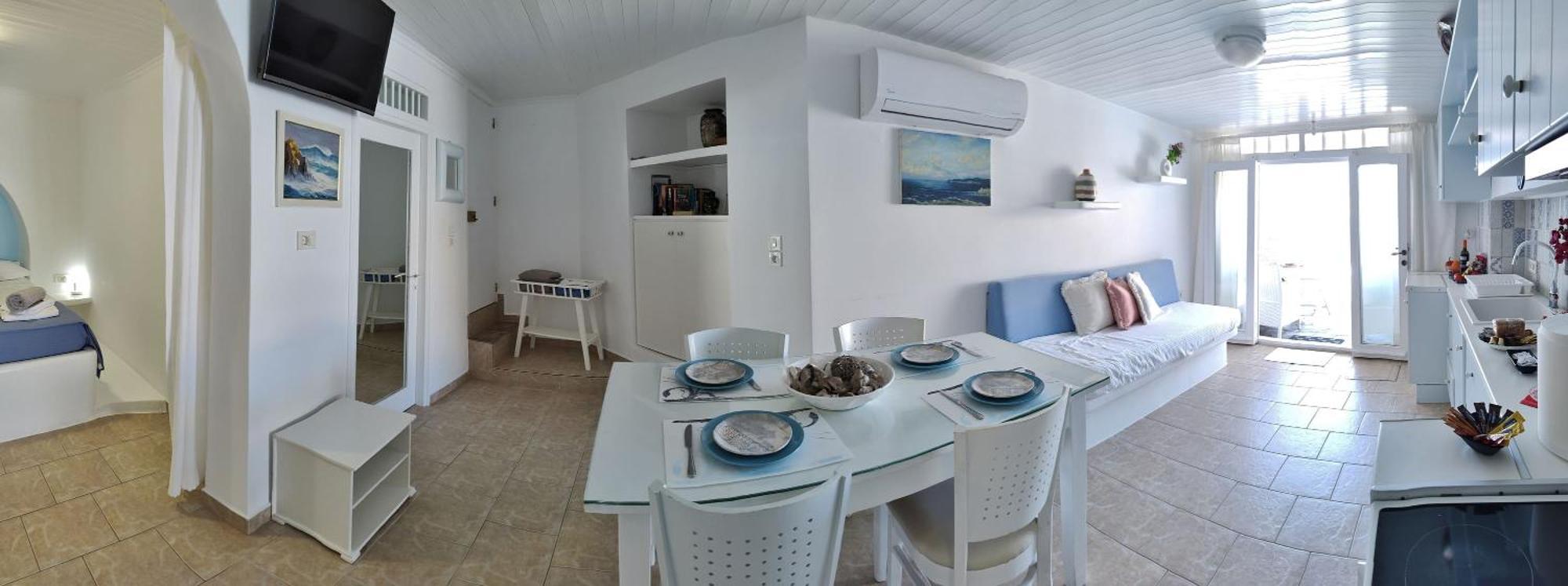 Blue Mare Apartments On The Beach Φυροπόταμος Δωμάτιο φωτογραφία