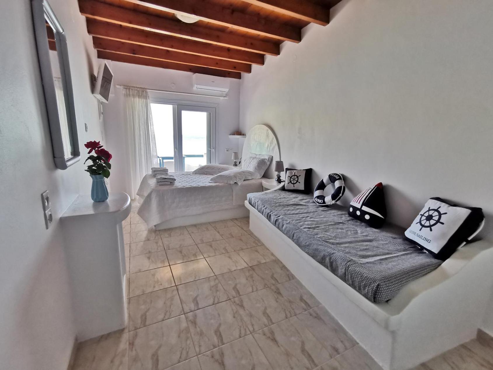 Blue Mare Apartments On The Beach Φυροπόταμος Δωμάτιο φωτογραφία