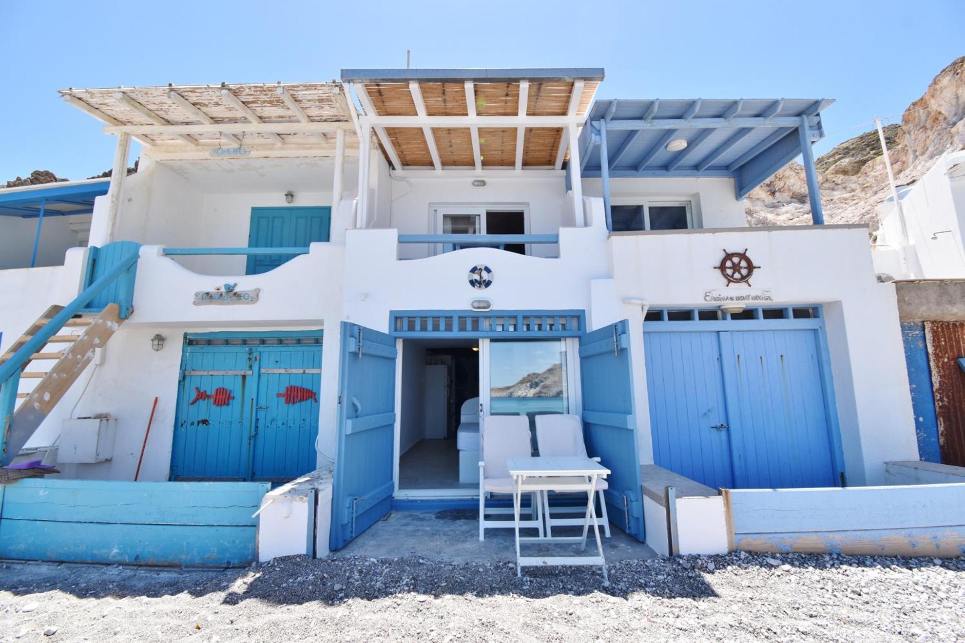 Blue Mare Apartments On The Beach Φυροπόταμος Δωμάτιο φωτογραφία