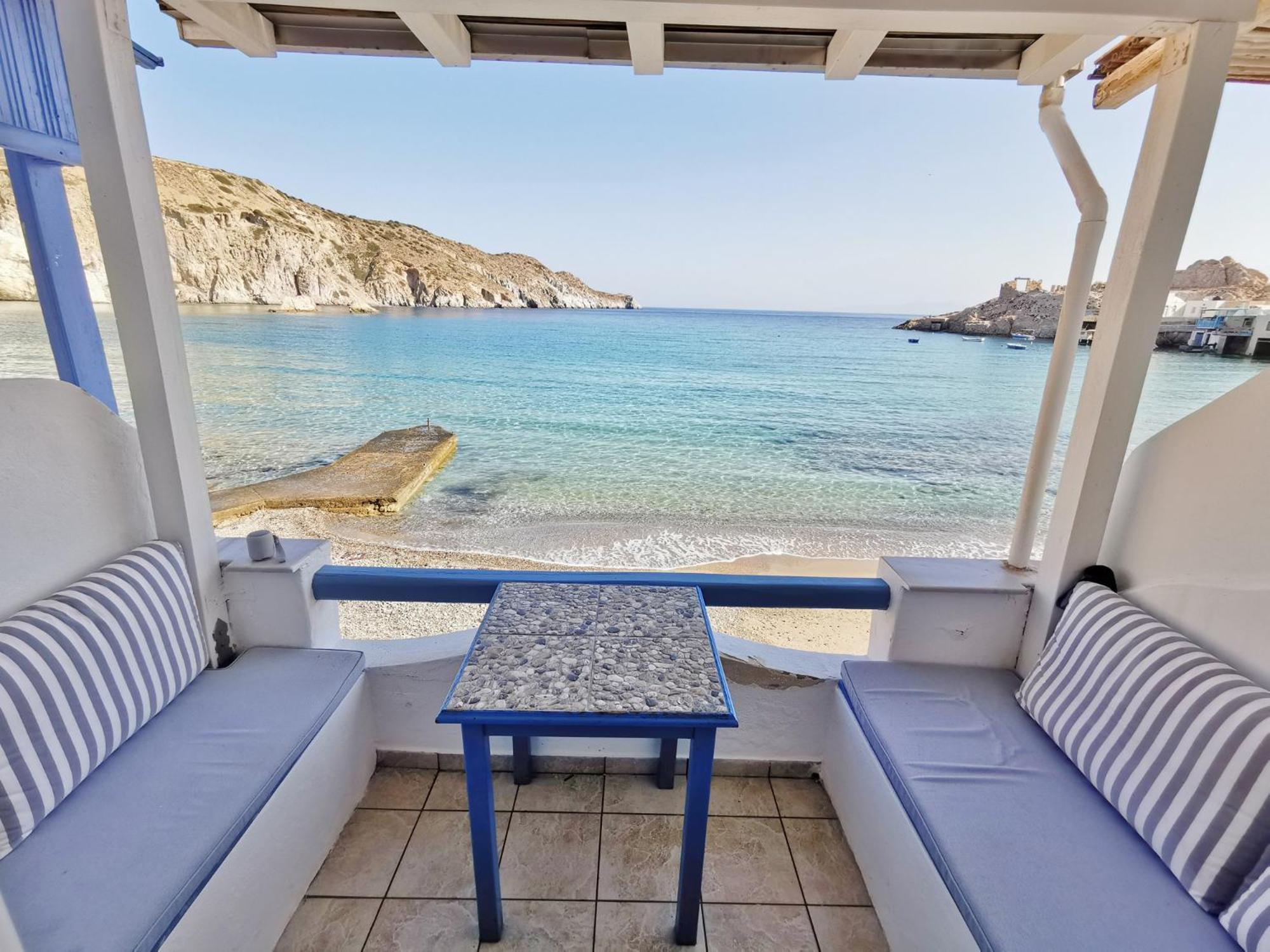 Blue Mare Apartments On The Beach Φυροπόταμος Δωμάτιο φωτογραφία