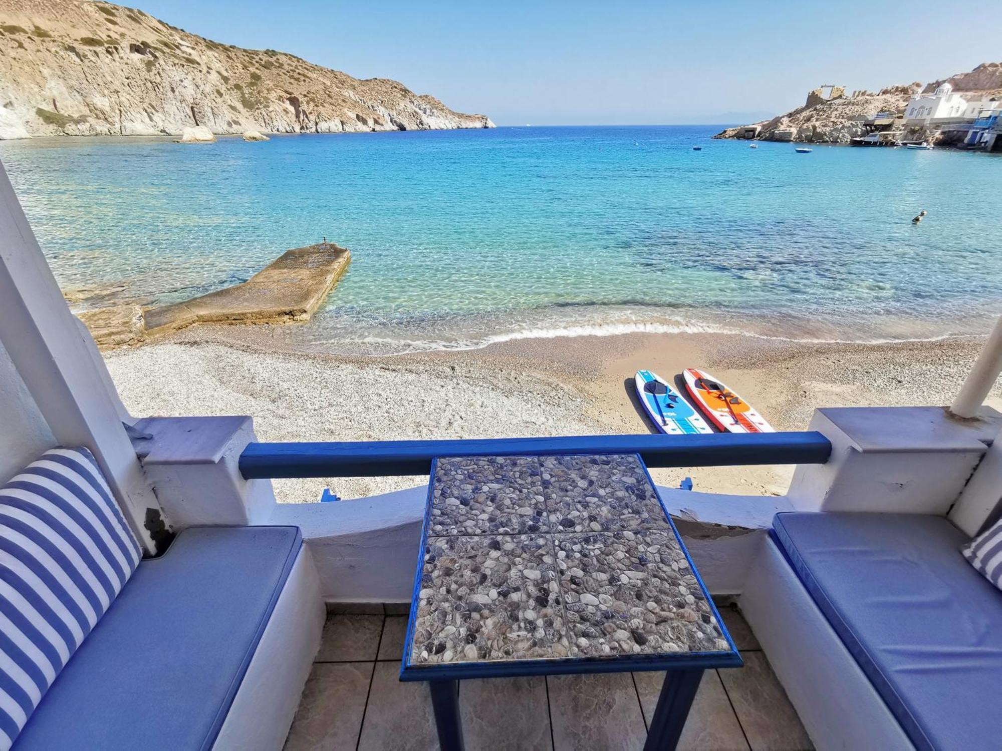 Blue Mare Apartments On The Beach Φυροπόταμος Δωμάτιο φωτογραφία