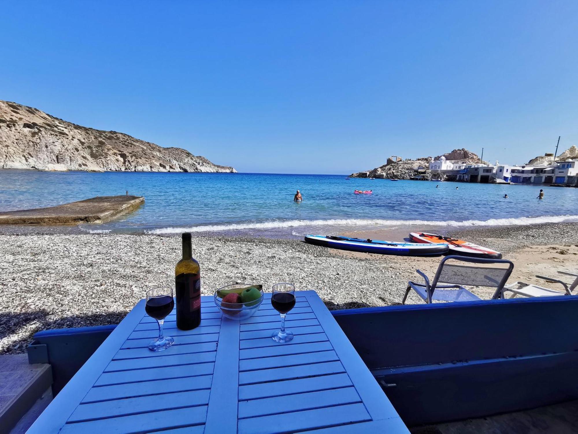 Blue Mare Apartments On The Beach Φυροπόταμος Δωμάτιο φωτογραφία